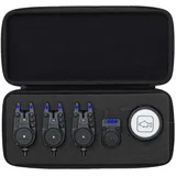 Prologic C-Series Pro Alarm Set 3+1+1 All Blue - Bissanzeiger Set, Bissmelder zum Angeln auf Karpfen, Angelset
