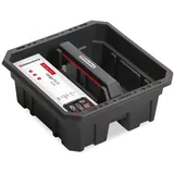 Kistenberg Cargo Plus Werkzeugbox 30 x 30 x 13,3 cm schwarz/rot