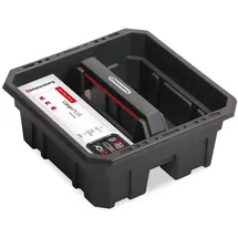 Kistenberg Cargo Plus Werkzeugbox 30 x 30 x 13,3 cm schwarz/rot