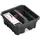Kistenberg Cargo Plus Werkzeugbox 30 x 30 x 13,3 cm schwarz/rot