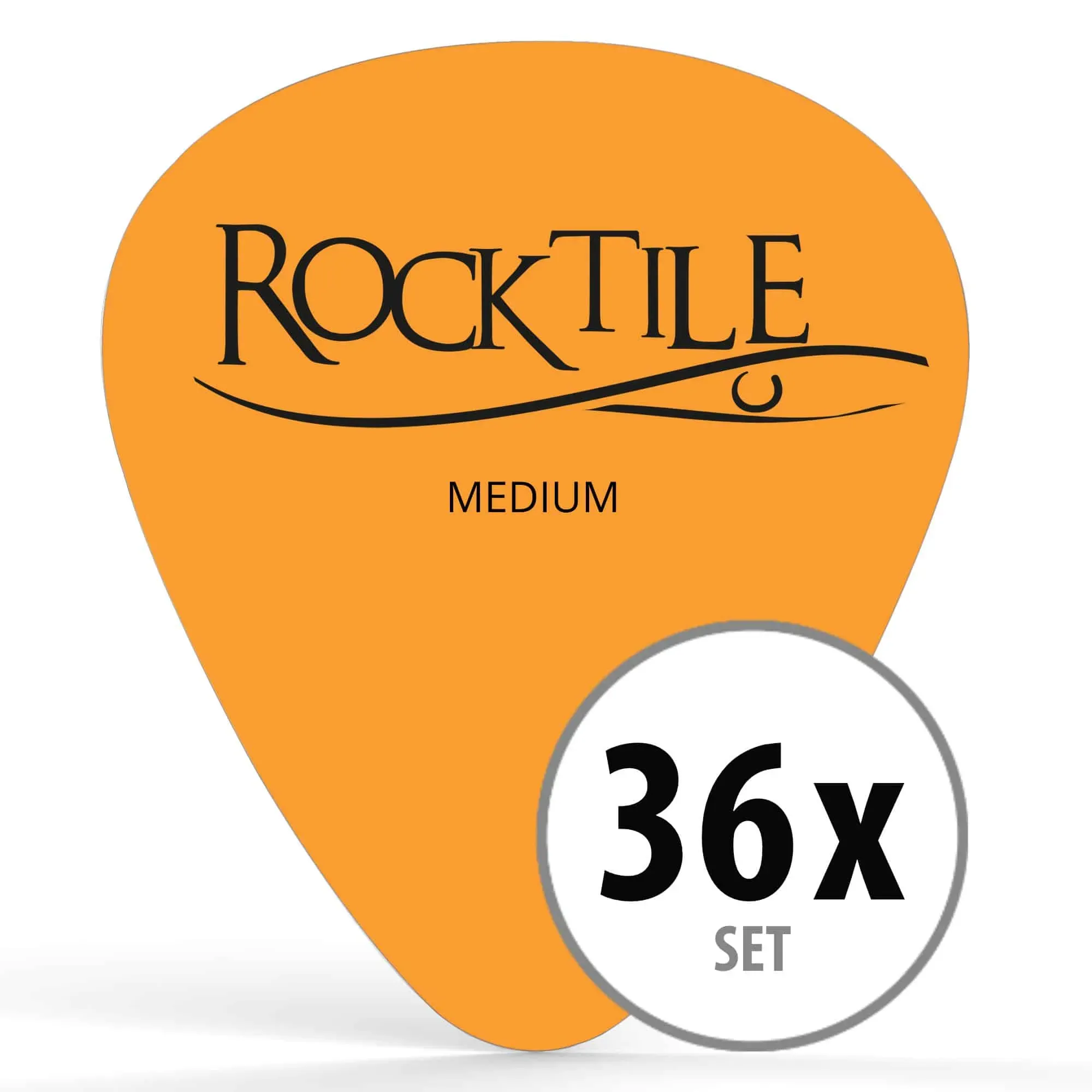 Rocktile Plektren Yellow Medium 36er Pack