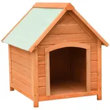 vidaXL Hundehütte 72 x 85 x 82 cm Holz Braun
