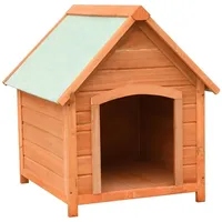 vidaXL Hundehütte 72 x 85 x 82 cm Holz Braun