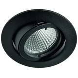 Rutec ALU55372-M ALU Druckguss ohne Sprengring Schwenkbar für MR-16 sw-matt