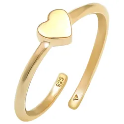Elli Kinder Herz Liebe 925er Silber Gold Damen 