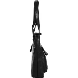 Spikes & Sparrow Shopper Leder Black