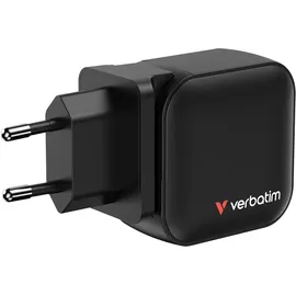 Verbatim Mini GaN Charger 70W 2xUSB-C PD, 1xUSB-A QC 3.0 32229