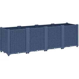 vidaXL Pflanzkübel 160 x 40 x 53 cm Grau