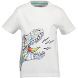 BLUE SEVEN - T-Shirt Shimmering T-Rex in Weiß Gr.116,