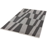 SCHÖNER WOHNEN Teppich »Magic 6104«, rechteckig, Hoch Tief Struktur, mit Viskose, weich und glänzend, grau