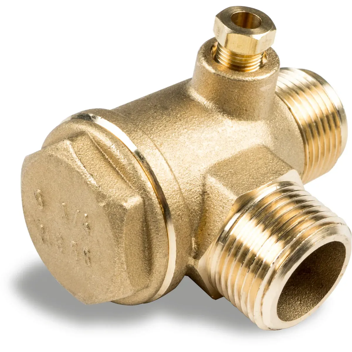 Aircraft Rückschlagventil 1/2"AG x 3/8"AG