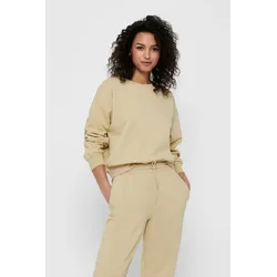 Bequeme Crewneck - Sandfarbe - ONLY
