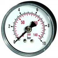 Riegler Standardmano »pressure line« G 1/8 hinten 0-10,0 bar/145