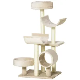 PawHut Katzenkratzbaum 50 x 40 x 105 cm beige