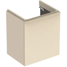 Geberit Waschtischunterschrank 1 Tür 53,6 x 61,7 x 43,3 cm Sandgrau Hochglanz