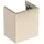 Geberit Waschtischunterschrank 1 Tür 53,6 x 61,7 x 43,3 cm Sandgrau Hochglanz