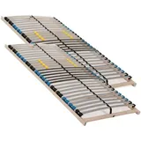 Lattenrost 180x200 cm - 28 Latten 7-Zonen Lattenrost Traglast ca. 140 Kg Birkenschichtholz Selbstmontage - Made in Germany, Ergonomische Lattenrost