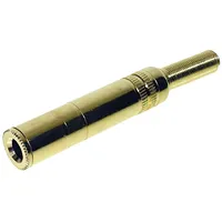 TRU Components 1559774 Klinken-Steckverbinder 6.35 mm Kupplung, gerade Polzahl: