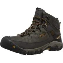 Keen Targhee Iii Mid Waterproof Wanderstiefel, Schwarzes Olive Goldbraun, 43 EU Weit