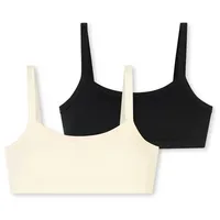 SCHIESSER Bustier Fresh Vibe in schwarz, weiss | Gr.: