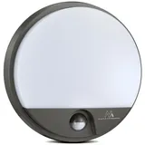 Maclean Brackets Maclean MCE291 Gr Led-lampe mit Infrarot-bewegungsmelder, 1100 Lm, 15 W, Ip54, Grau