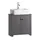 SoBuy Waschbeckenunterschrank 60 x 60 x 30 cm Grau