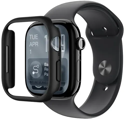Minimal Protective Case for Apple Watch Series 11 42mm - Black