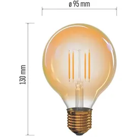 EMOS Vintage LED Glühbirne G95 4W E27 warmweiß 1 St.