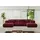 altdecor Wohnlandschaft, CLOUD-U-v1 405x185x90 bordeaux Velours