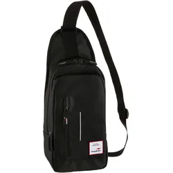 Umhängetasche KANGAROOS "Crossbody", Damen, schwarz, Polyurethan, unifarben, Taschen, Crossbodybag, Handtasche, Freizeittasche