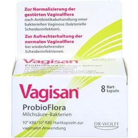 Dr. Wolff Vagisan ProbioFlora Milchsäure-Bakterien 8 St.