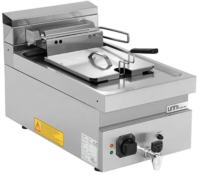 Fritteuse 700 Elektrische Fritteuse 1x12L 9kW Doppelwand-Isolierung