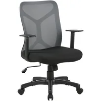 ByLIVING BONE, Bezug in schwarz/grau, Gestell schwarz, Wippmechanik