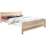 Massivholz Einzelbett "Bora" Kiefer Natur