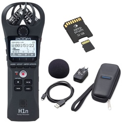 Zoom Audio Zoom H1n Audiorecorder mit Zubehör und SD-Karte Digitales Aufnahmegerät