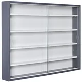 Interlink Inter Link Sammlervitrine Gewürzschrank Hängevitrine Wandregal Collecty Grau Weiß -
