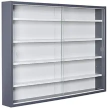 Interlink Inter Link Sammlervitrine Gewürzschrank Hängevitrine Wandregal Collecty Grau Weiß -