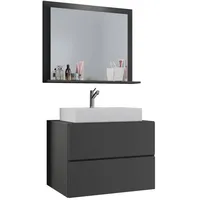 VCM my bath Badmöbel-Set Lendas M 915202 anthrazit 61,0