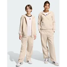 adidas Kinder Sportanzug Fleece mit Kapuze Kinder, Größe 164 in Braun CRLI/WHITE
