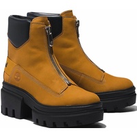 Timberland Bootsschuh TIMBERLAND "Everleigh Boot Front Zip" Gr. 40, gelb (wheat) Schuhe Damen Outdoor-Schuhe