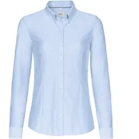 Hakro Bluse Natural Stretch ozeanblau, XS