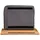 KESPER Knietablett natur Bambus B/H/L: ca. 31x8x45 cm | Grauschwarz, Natur