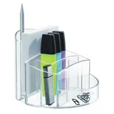 HAN RONDO transparent Polystyrol 9 Fächer 14,0 x 14,0 x 10,9 cm