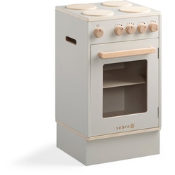 Sebra - KIDchen Kinderküche aus Holz, Küchenherd, beige