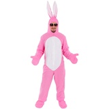 Hase rosa offen Einheitsgrösse XXXL - XXXXL Super Size-Kostüm Fasching Fastnacht für Personen bis 2,00 m Grösse