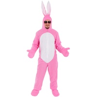 Hase rosa offen Einheitsgrösse XXXL - XXXXL Super Size-Kostüm Fasching Fastnacht für Personen bis 2,00 m Grösse