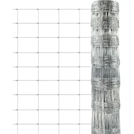 casa pura Wildzaun 50 m x 150 cm Silber/Eisen