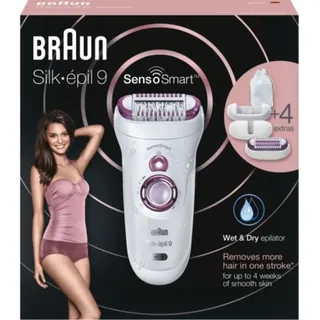 Braun Silk-épil 9 SensoSmart 9/700 weiß/lila