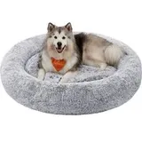 Songmics Hundebett Feandrea rund 140 cm grau