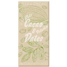 bioecacao White Pistachio Schokoladentafel 90 g